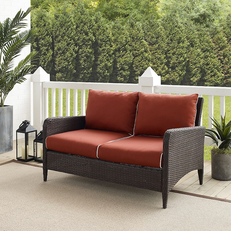 Crosley Kiawah Outdoor Wicker Loveseat