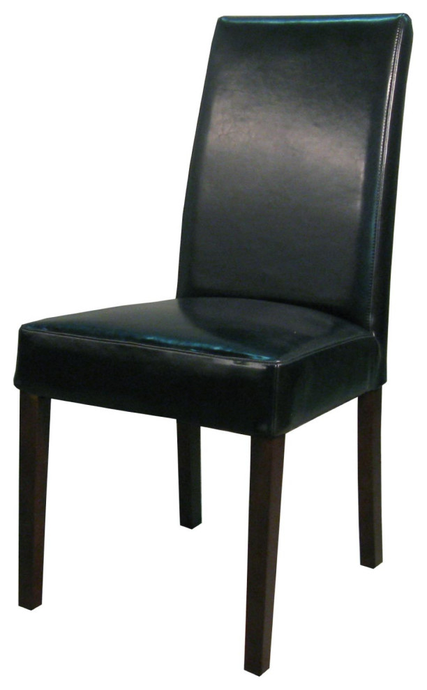 ard Bonded Leather Chair  Black (Set Of 2)   Transitional   Dining Chairs   by Virgil Stanis Design  Houzz