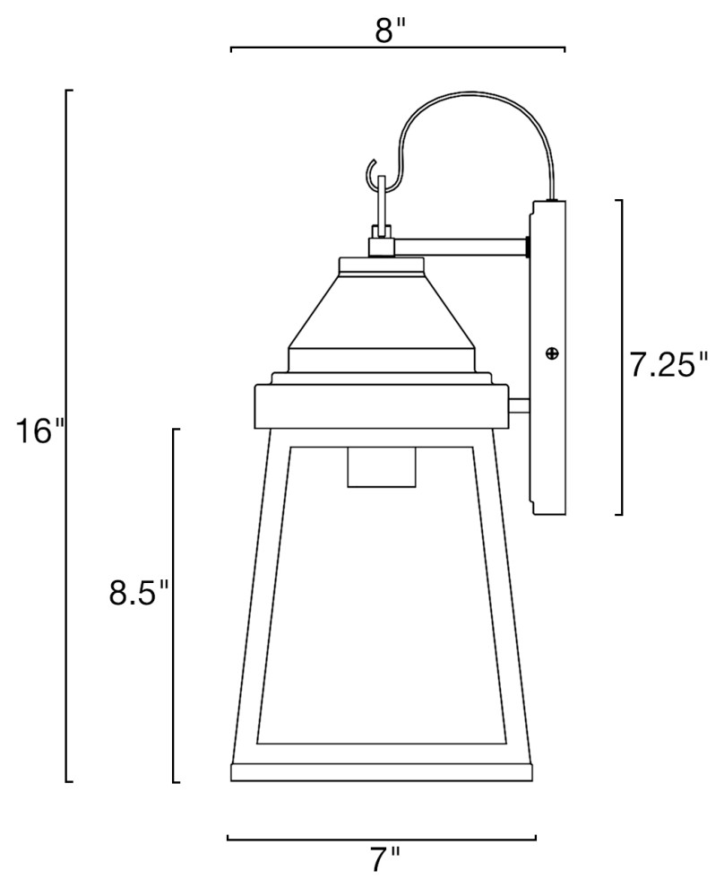 Kira Home Barton 16 quotFarmhouse Indoor Outdoor Weather Resistant Wall Sconce   Transitional   Outdoor Wall Lights And Sconces   by Kira Home  Houzz