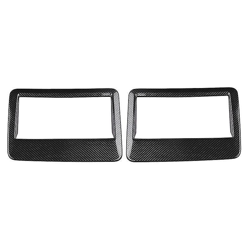 For Veloz Avanza 2022 2023 Carbon Fiber Car Roof Air Outlet Frame Cover Trim Decoration