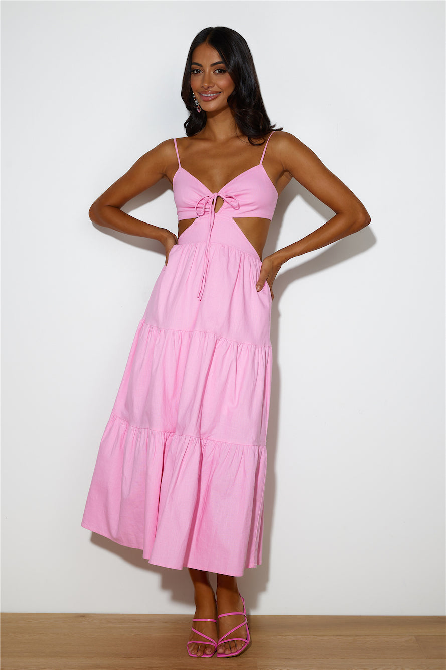 Loving Her Style Maxi Dress Pink