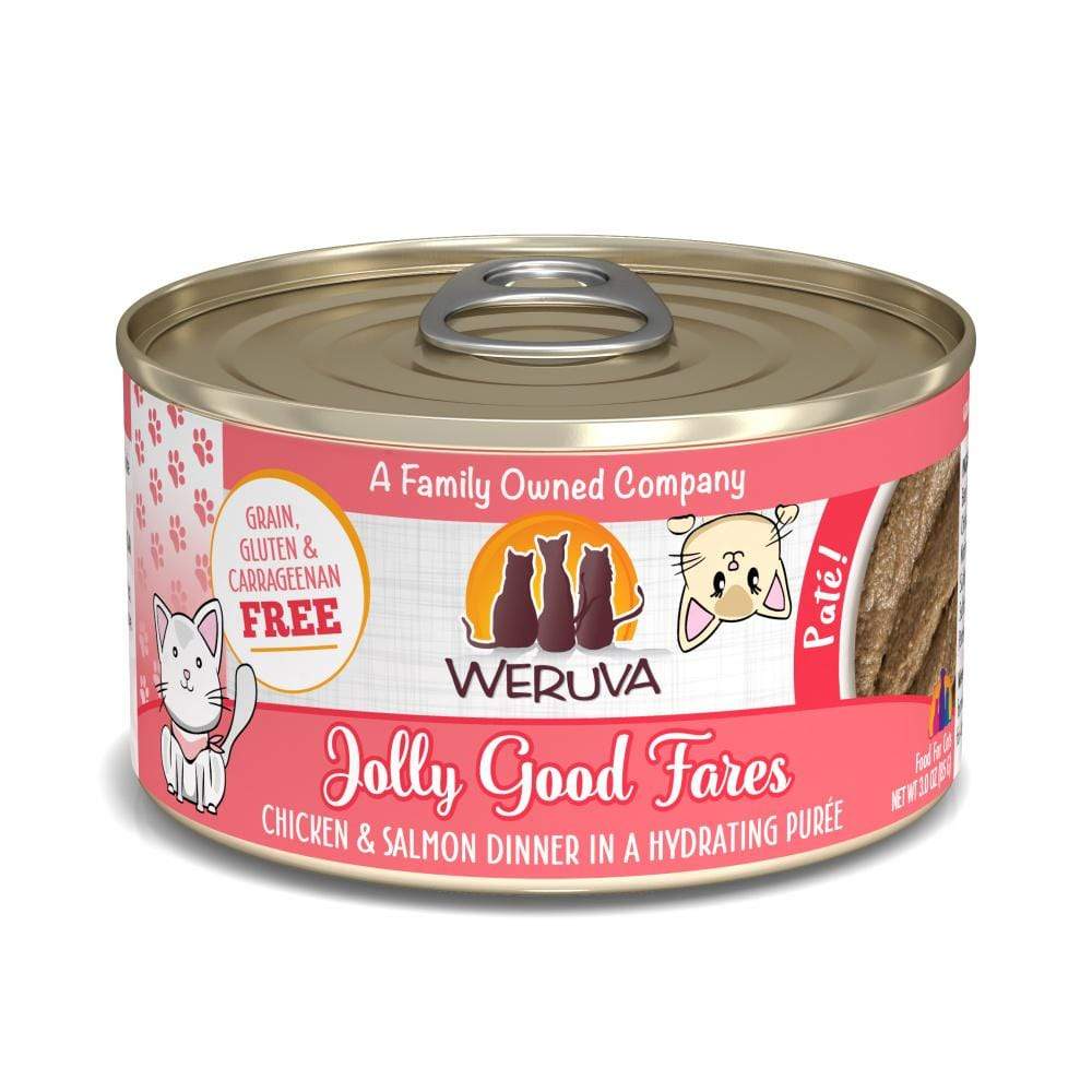 Weruva Classic Cat Pate Jolly Good Fares with Chicken and Salmon Canned