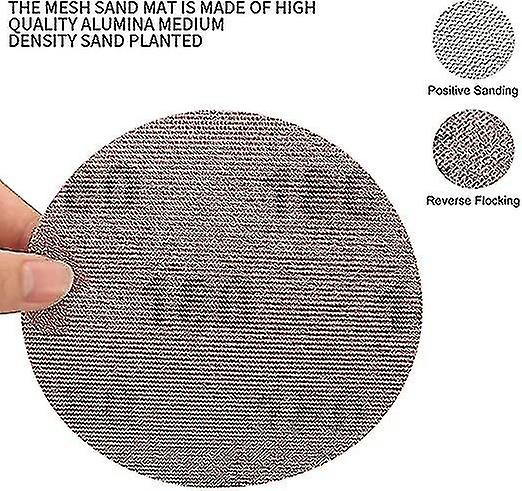 150mm Hook And Loop Sanding Disc 100pcs Sanding Pad 180/240/320/400/600/800/1000/1200/1500/2000 Grit