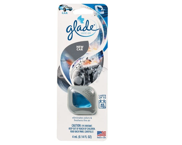 Glade Auto Vent Oil Air Freshener New Car - AUTO805376