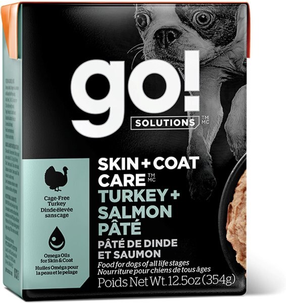 Go! SKIN + COAT CARE Turkey and Salmon Pate Dog Food