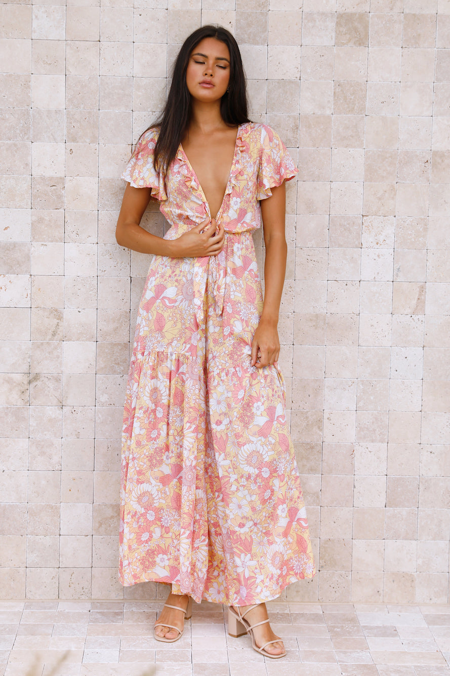 Natural Heights Jumpsuit Floral