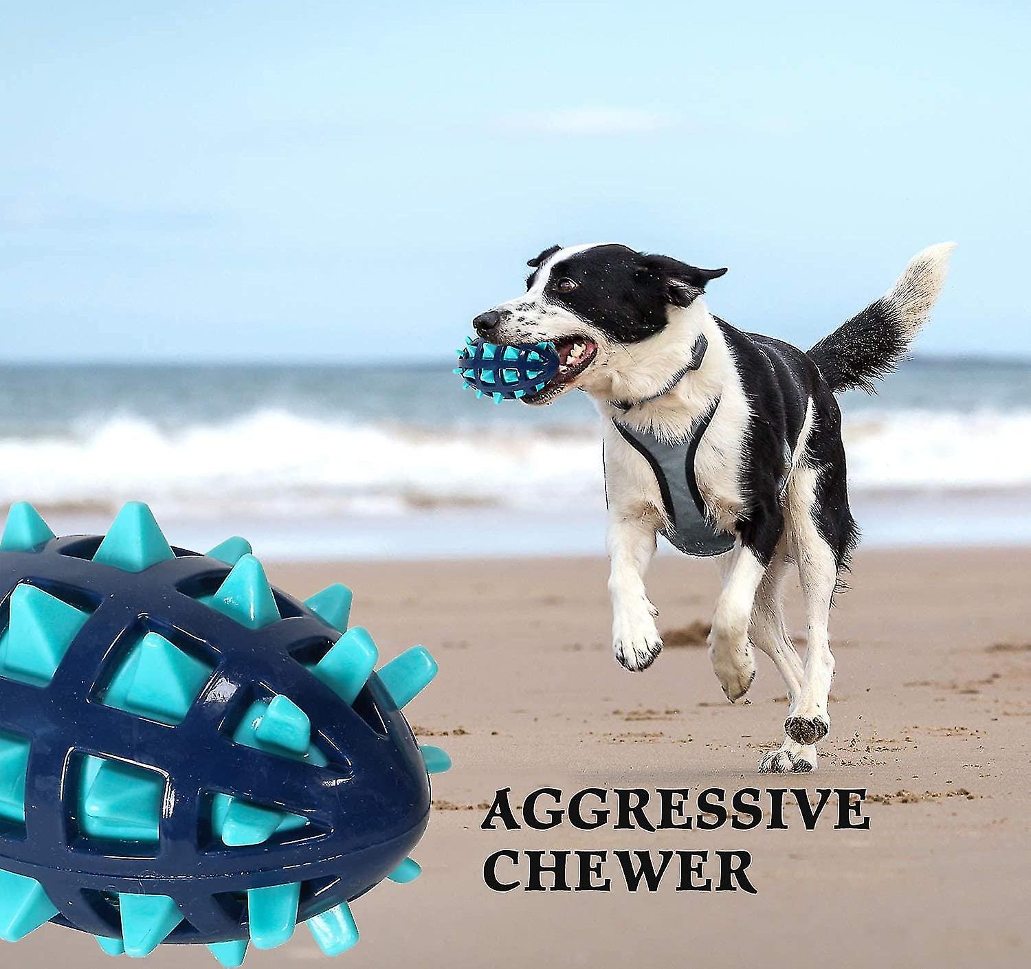 Chew Toys For Heilwiy Aggressive Dogs， Indestructible， Interactive Natural Rubber Gift