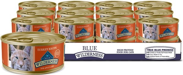 Blue Buffalo Wilderness Turkey Grain-Free Canned Cat Food