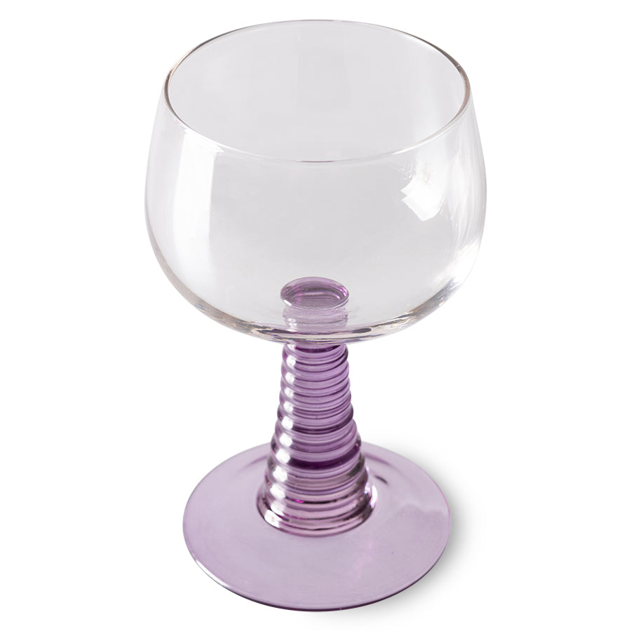 Wine glass - purple