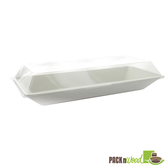 Packnwood 210ECODL2714 Clear Recyclable Lid for 21...