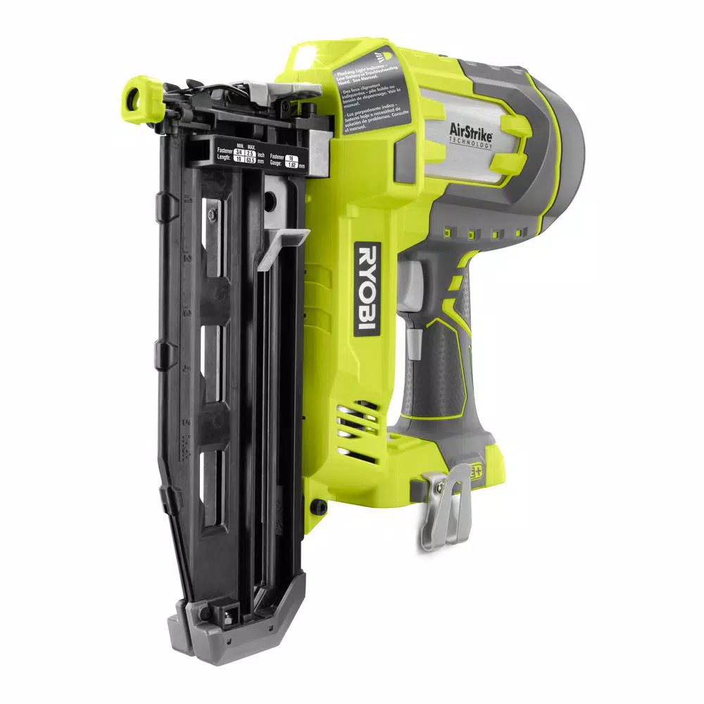 RYOBI 18-Volt ONE+ Lithium-Ion Cordless AirStrike 18-Gauge Brad Nailer and 16-Gauge Straight Nailer 2-Tool Combo Kit and#8211; XDC Depot