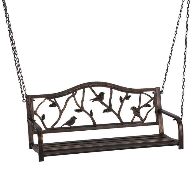 Two Seat Porch Swing With Hanging Chains Captiva Designs