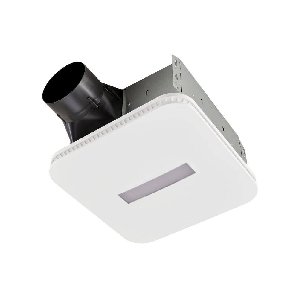 Broan-NuTone Easy to Install 80 CFM Bathroom Exhaust Fan with LED Clean Cover ENERGY STAR AERN80LK