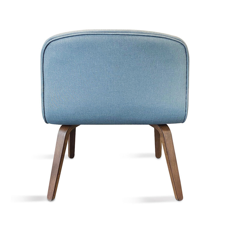 LOTTIE Lounge Chair - Walnut & Grey