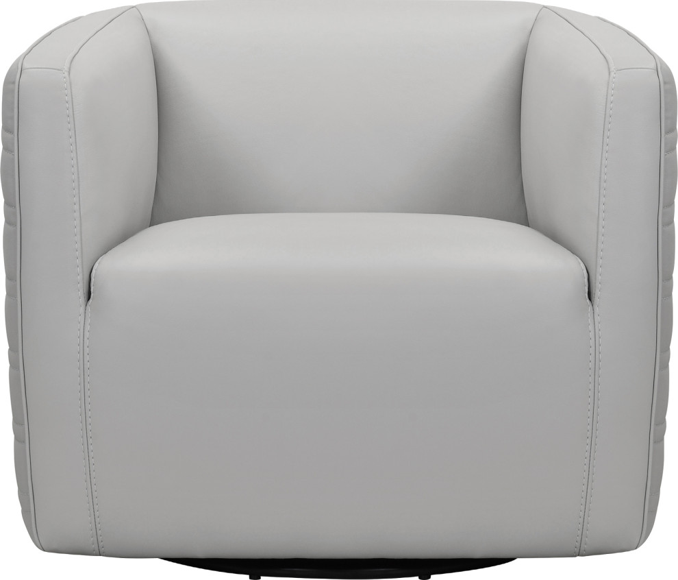 Melanie Swivel Chair   Contemporary   Armchairs And Accent Chairs   by HedgeApple  Houzz