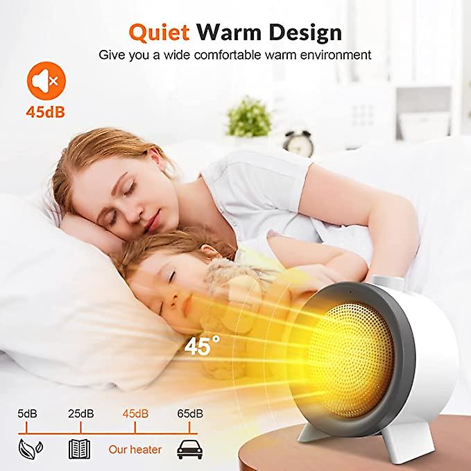 Small Space Heater For Indoor Use， Portable Electric Ceramic Space Heater