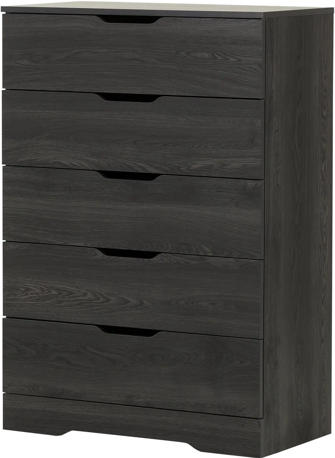 Holland Modern Farmhouse Gray Oak Chest of Drawers - South Shore