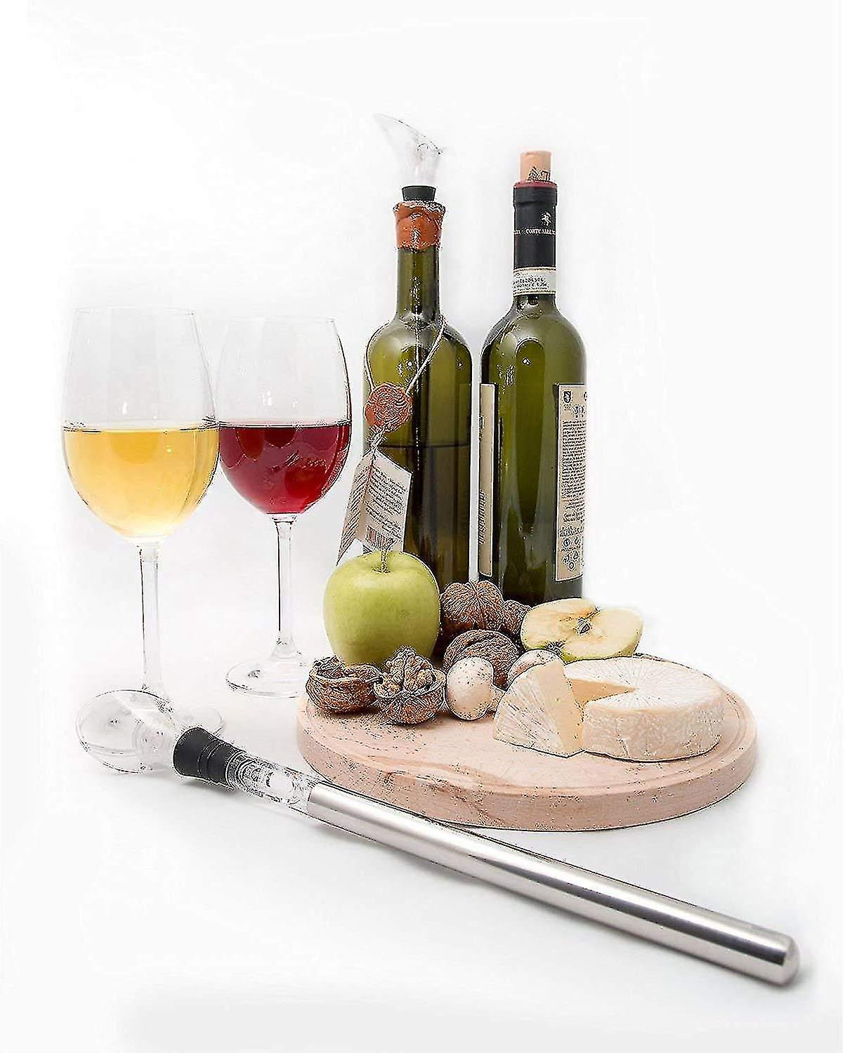 Wine Cooler，wine Chiller With Stainless Steel Wine Pouer And Chill Rod，wine Bottle Cooler Stick