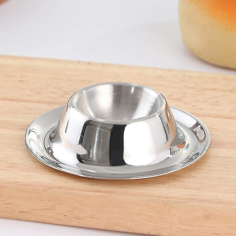 Stainless Steel Egg Cup Egg Holder Set Of 6 Egg Cup Set Polished Stackable