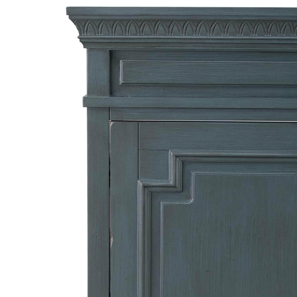 Home Decorators Collection Cailla 36 in W x 2150 in D Bath Vanity Cabinet Only in Distressed Blue Fog