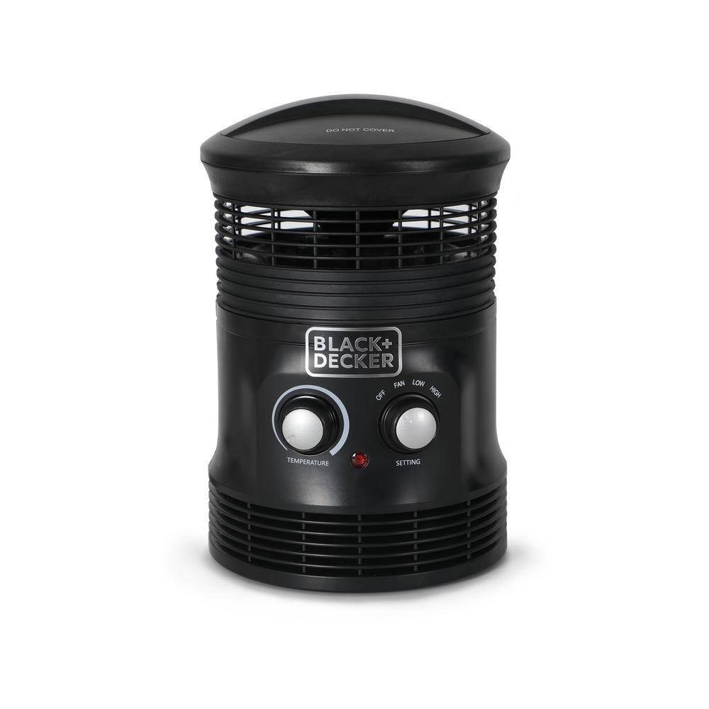 BLACK+DECKER 1500-Watt 360 Surround Electric Heater Plus Fan BHDS156