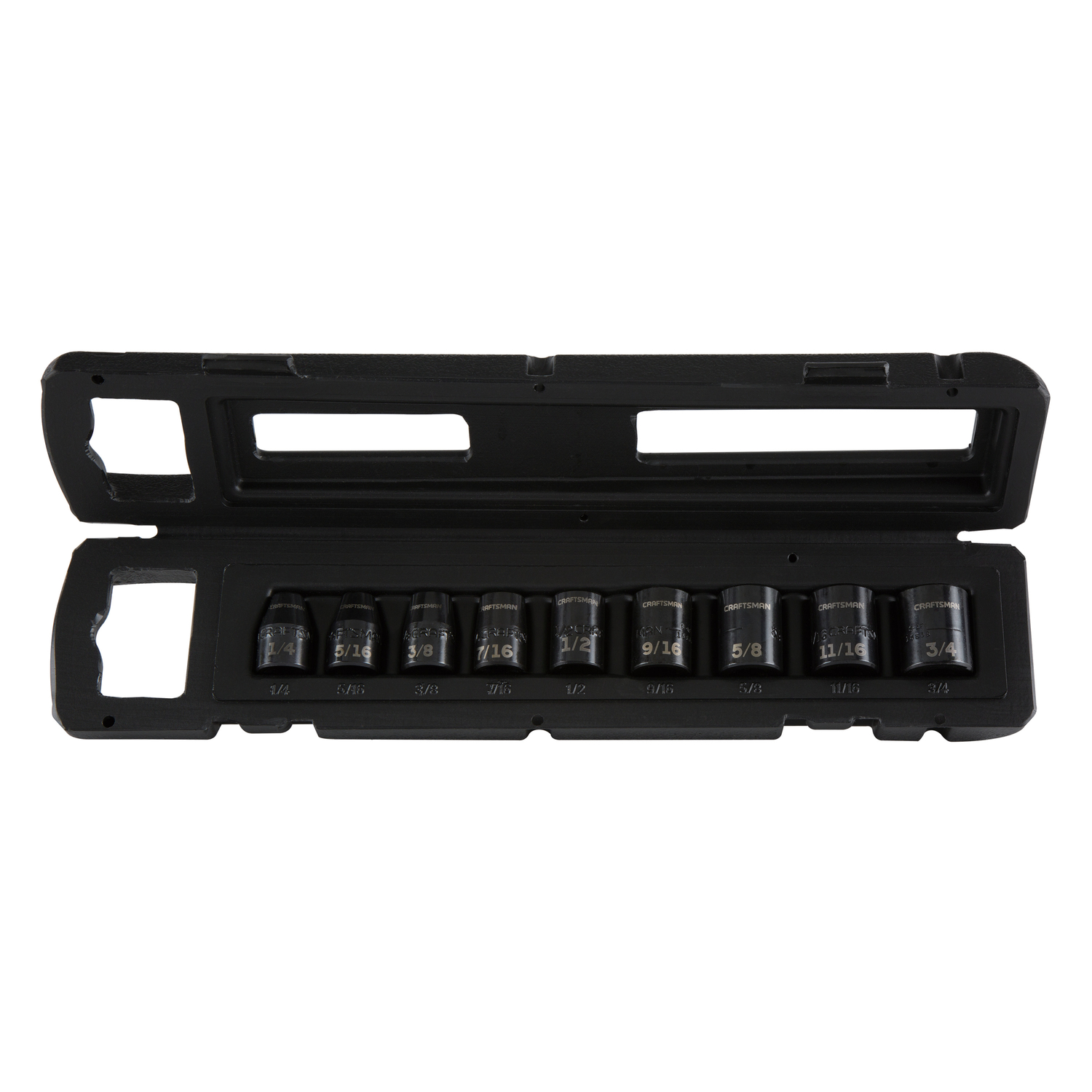 Craftsman 3/8 and 1/2 in. drive SAE Socket Set 9 pc