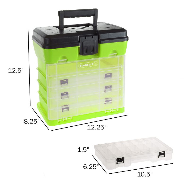 Stalwart Tool Organizer Storage Box