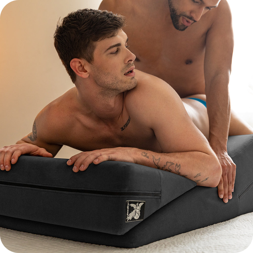 Wedge Ramp Sex Pillow Combo in Black