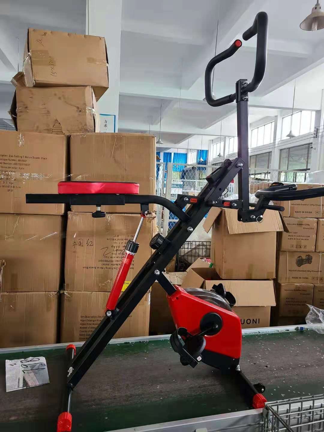 2021 Indoor Folding Exercise Bike total body Crane sports fitness equipment total crunch machine horse riding exercise machine