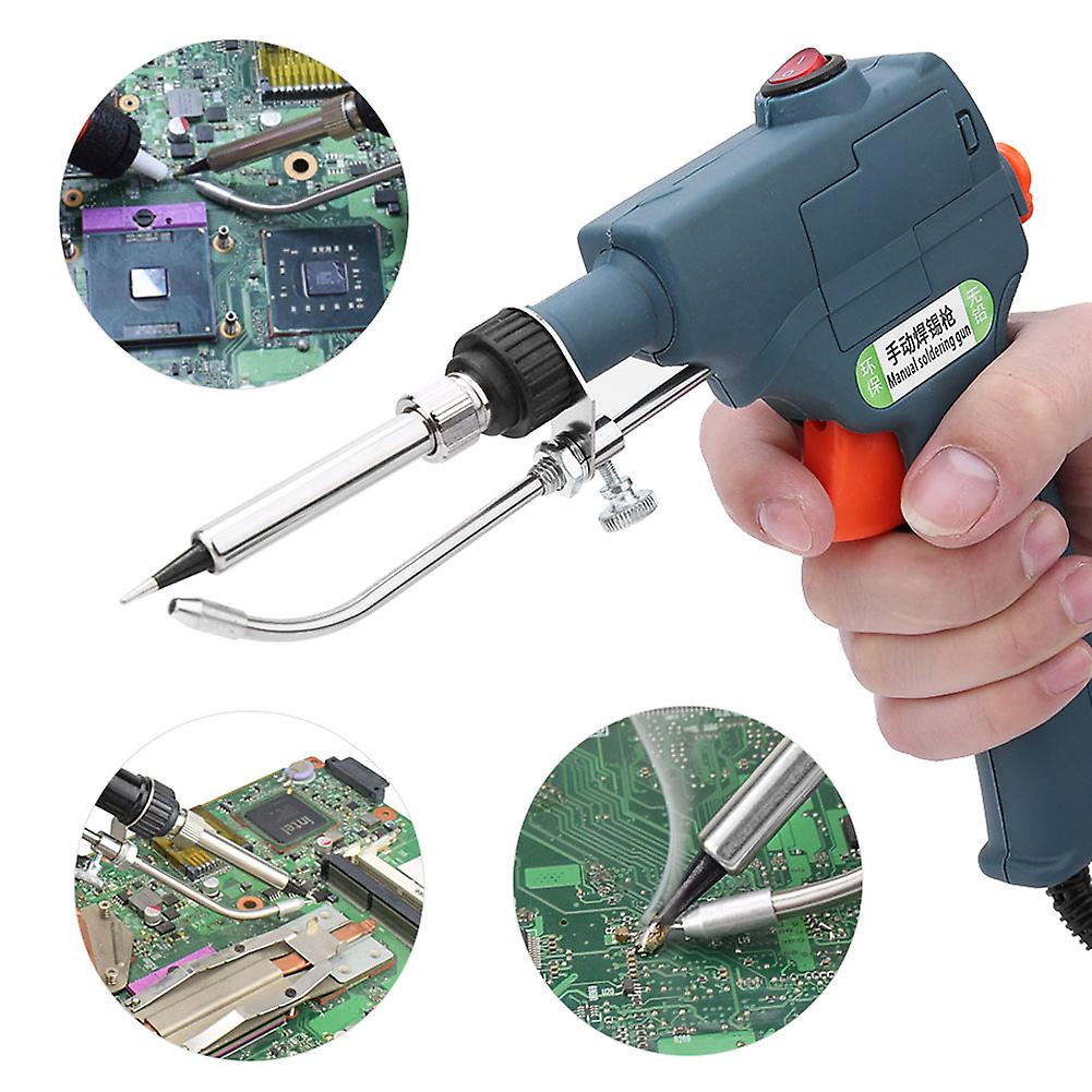 80w Hand Held Internal Heating Soldering Iron Automatically Send Tin Gun(eu Plug 220v )