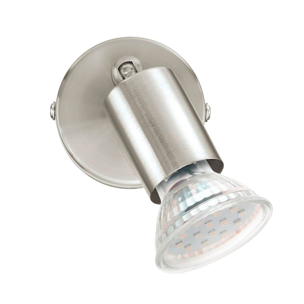 Eglo 92595 LED Buzz Matt Nickel 1 Lamp Spot Light