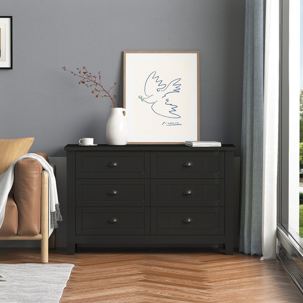 6 Drawer Dresser side cabinet