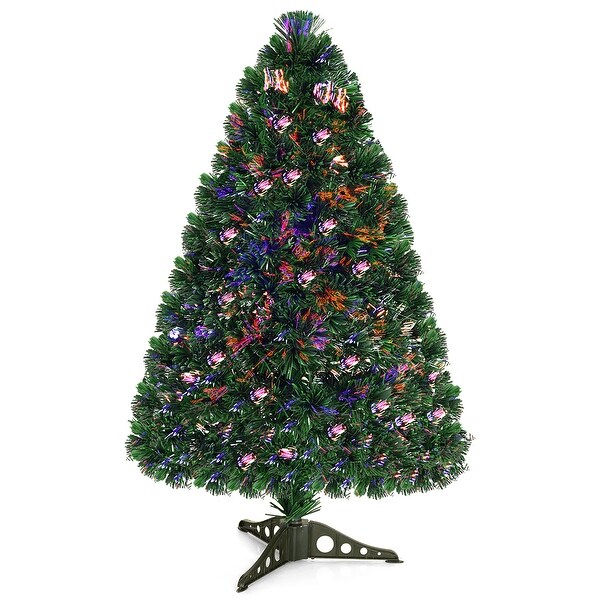 PreLit Artificial Christmas Tree Fiber Optic Tree