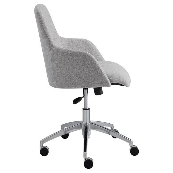 Minna Gray 26-Inch Low Back Office Chair