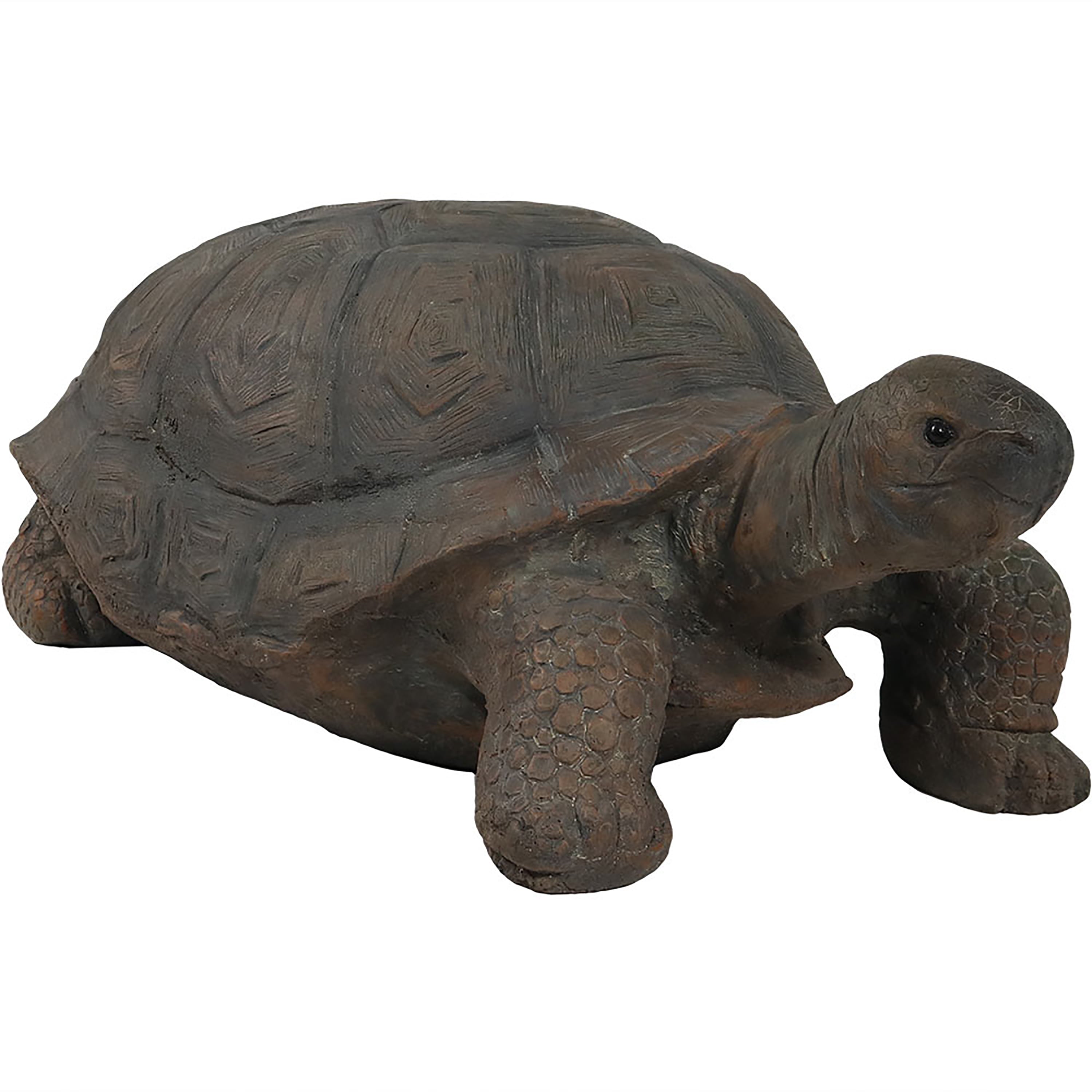 Sunnydaze Indoor/Outdoor Lifelike Large Todd the Tortoise Patio Garden Yard Entryway Decorative Statue - 30