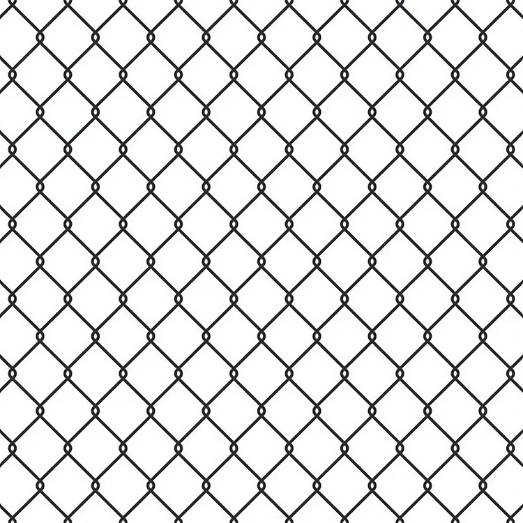 Factory Supply Anti rust 4 Foot Chain Link Fence Cyclone Fence Black Chain Link Fence Gate For Garden