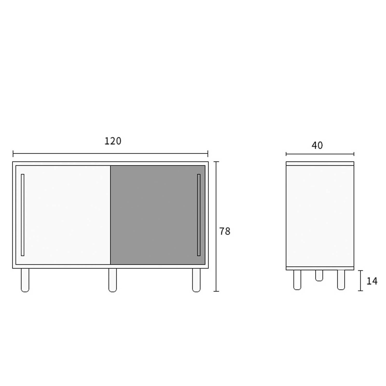 Flen Sideboard/Console/Shoesrack  Ll-004