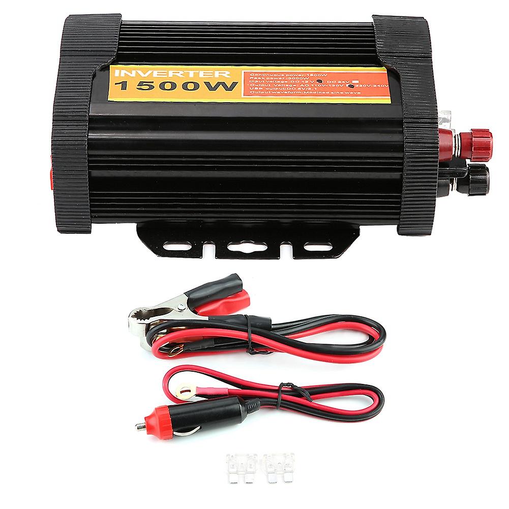 12v Dc To 110v Ac 1500w Car Auto Voltage Transformer Inverter Converter Car Charge