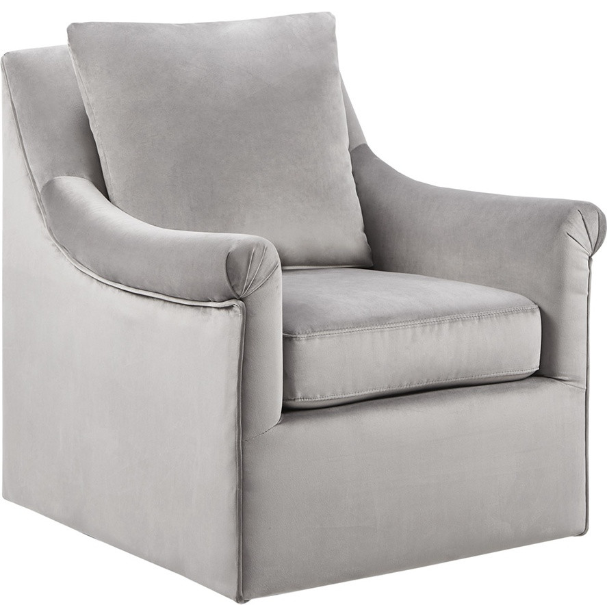 Deanna Swivel Chair   Transitional   Armchairs And Accent Chairs   by HedgeApple  Houzz