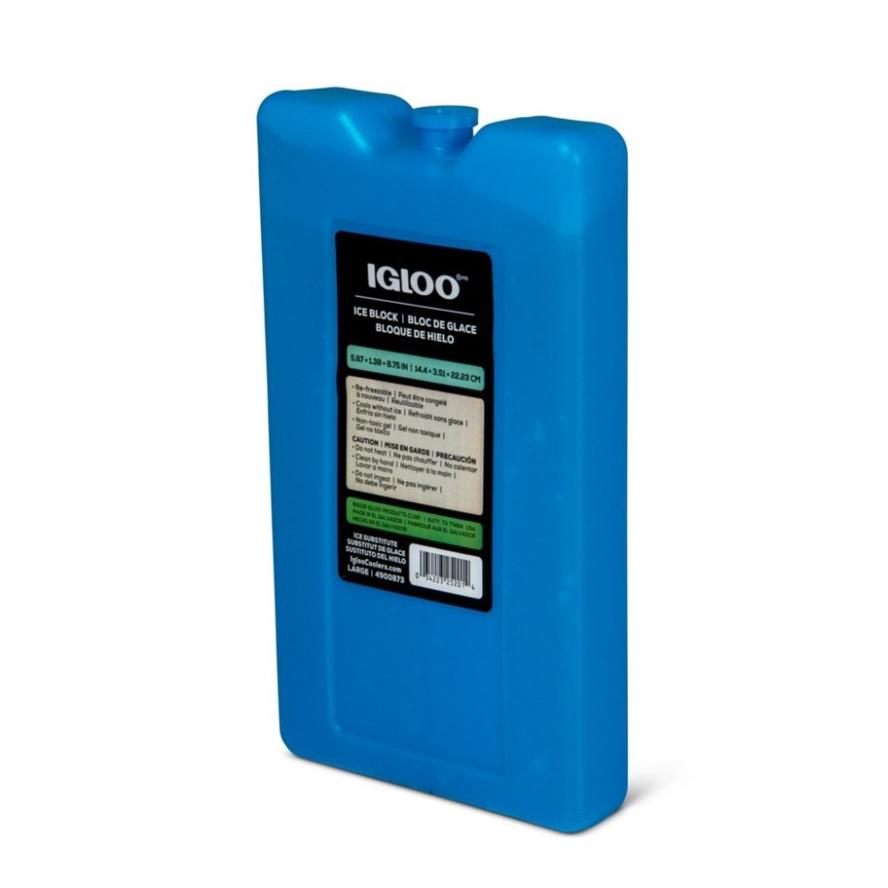 Igloo Maxcold Ice Freeze Block Large Reusable Blue ;