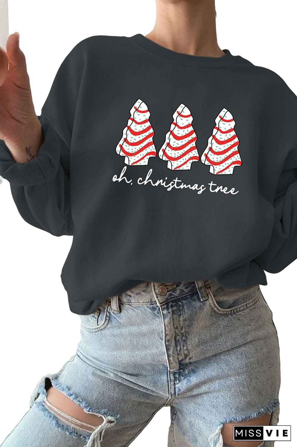 Little Debbie Holiday Cake Sweatshirt, Oh Christmas Tree Sweatshirt Wholesale