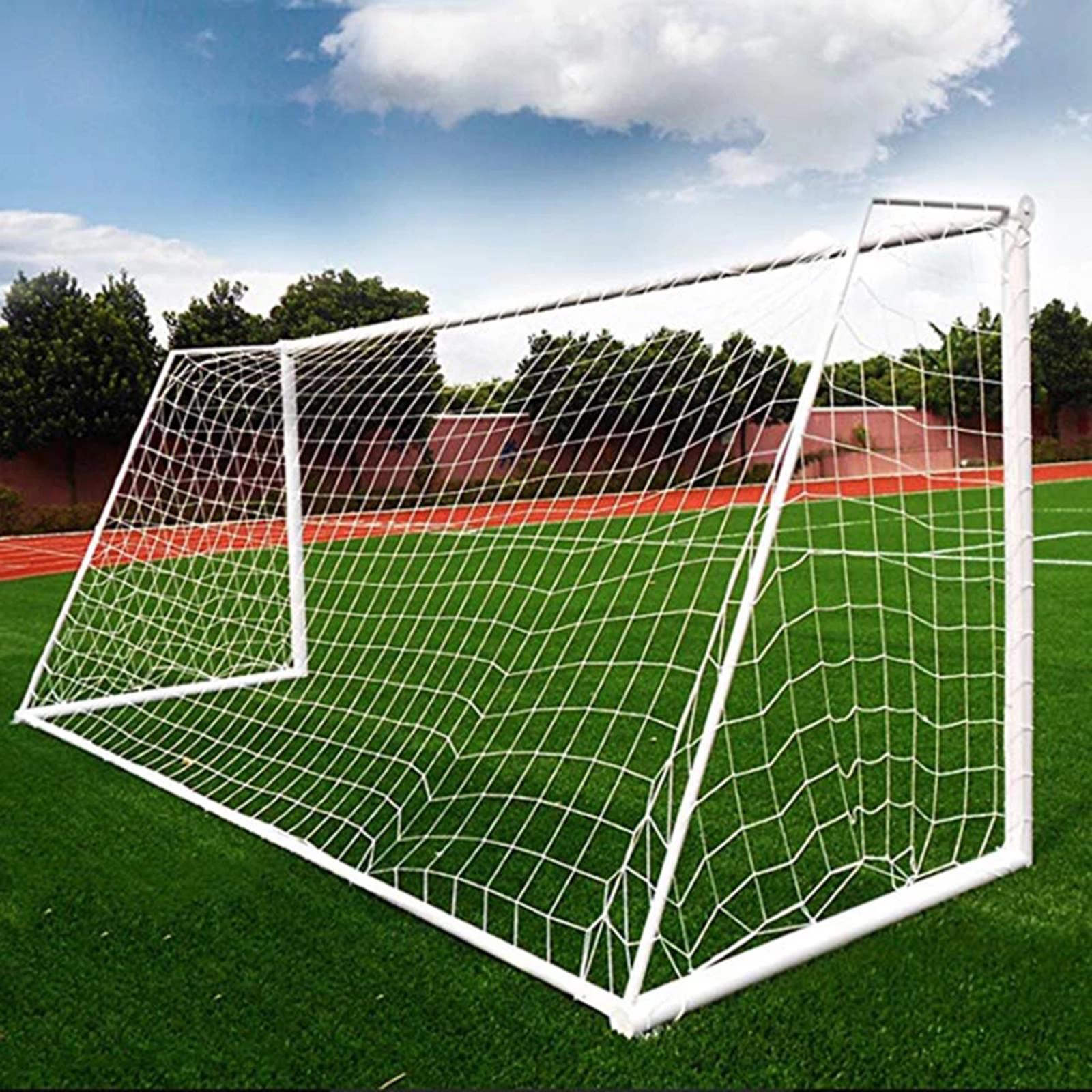 Heavy Duty Replacement Net Accessories White Polyethylene Goal Net for Training Competition Adult Teens 1.2mx0.8m