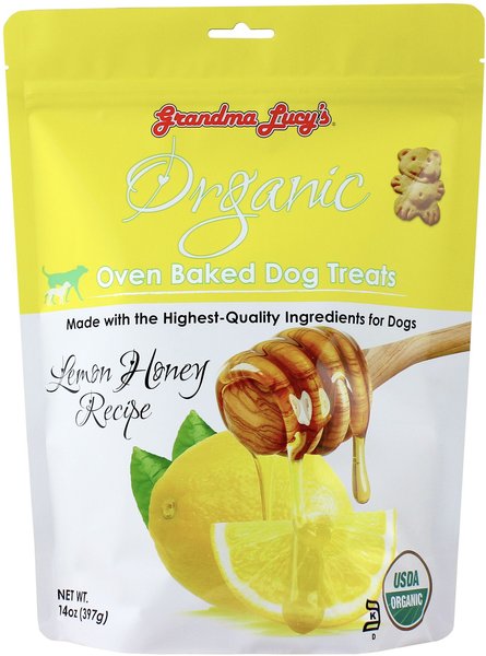 Grandma Lucy's Organic Lemon Honey Oven Baked Dog Treats