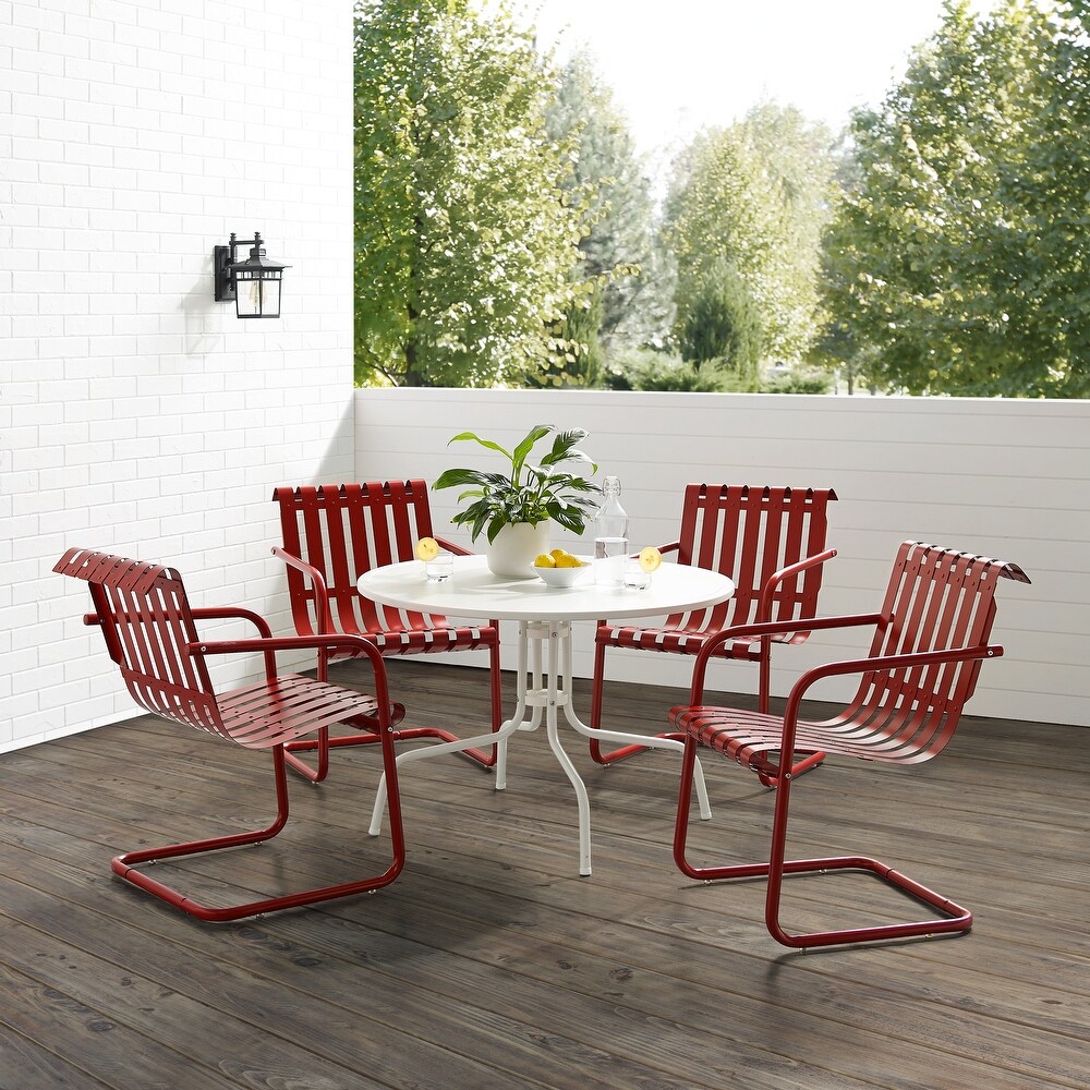 Gracie 5Pc Outdoor Metal Dining Set   93\