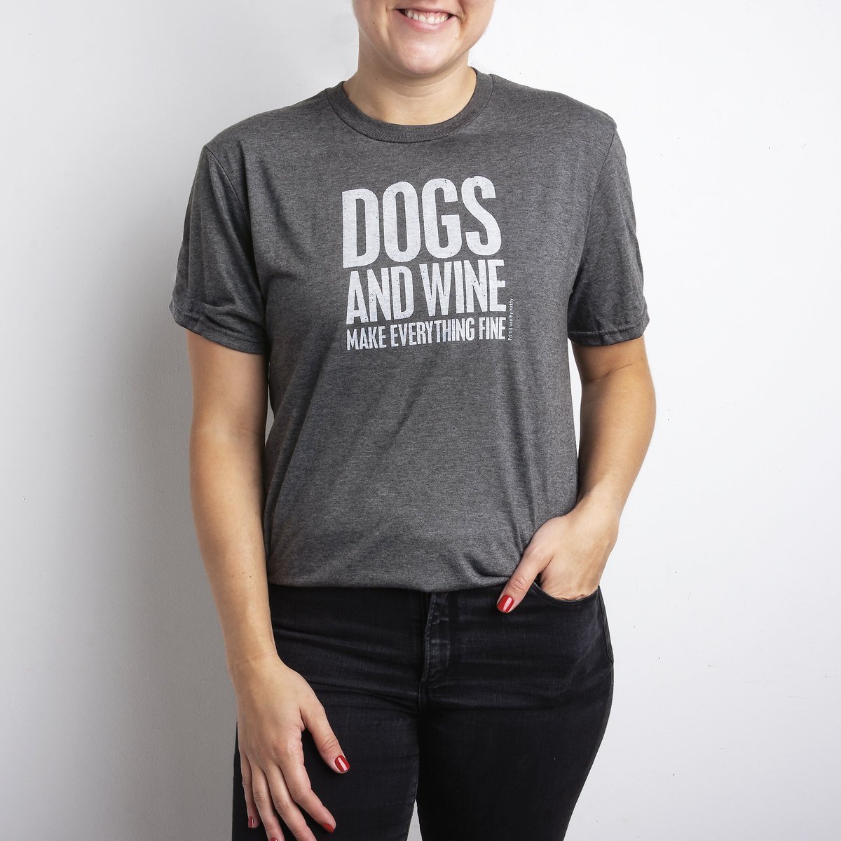 Primitives By Kathy Dogs and Wine T-Shirt