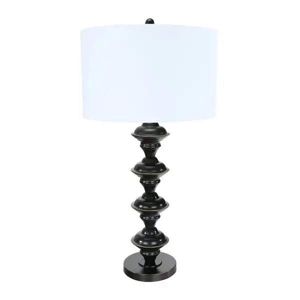 Metal Candlestick Table Lamp