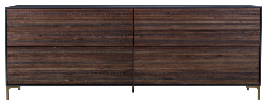 Weathered Peroba Four Drawer Chest  Andrew Martin Zuma   Contemporary   Accent Chests And Cabinets   by Oroa   Distinctive Furniture  Houzz