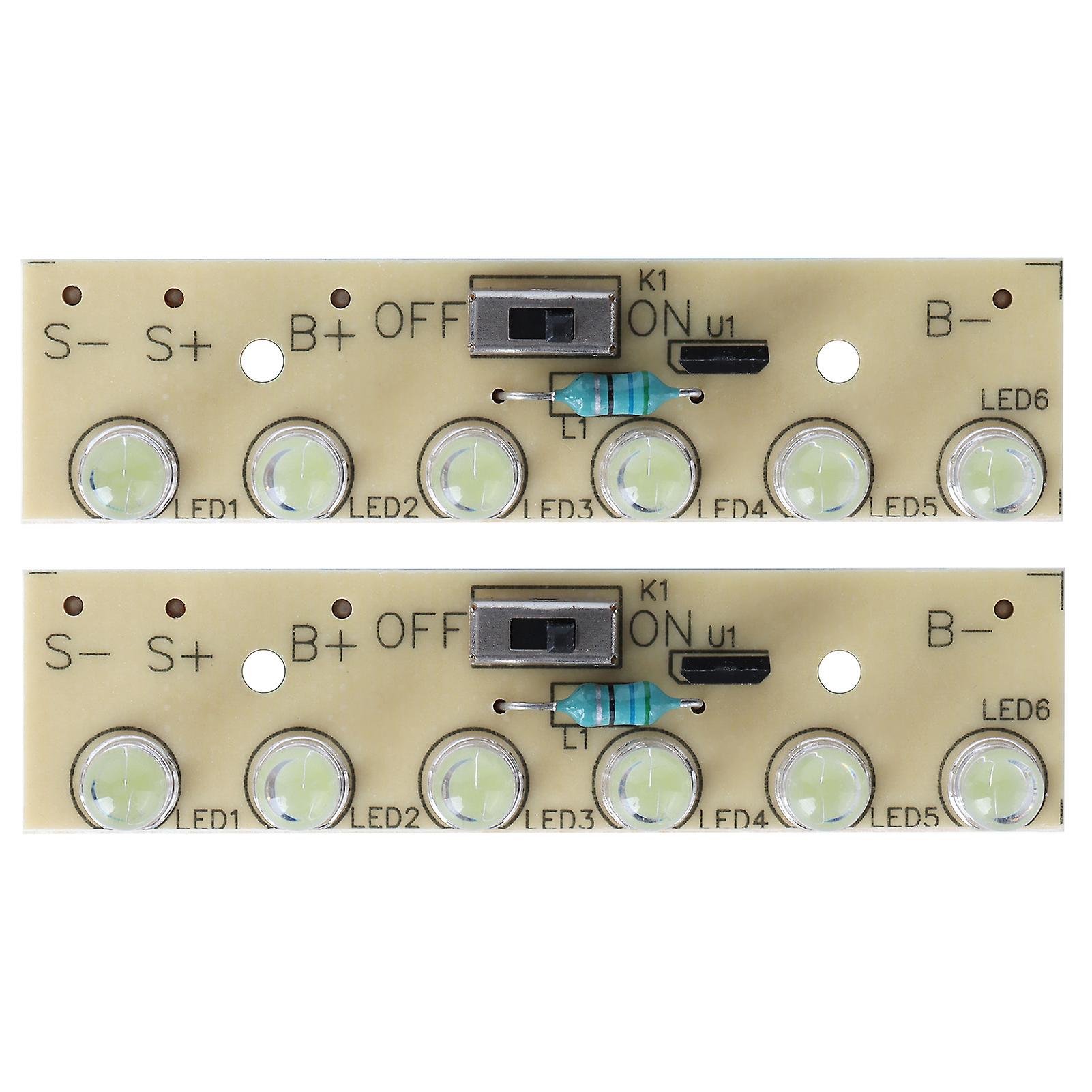 2pcs Solar Lamp Controller Lawn Light Control Module Circuit Board With Switch 1.2v Rf1206