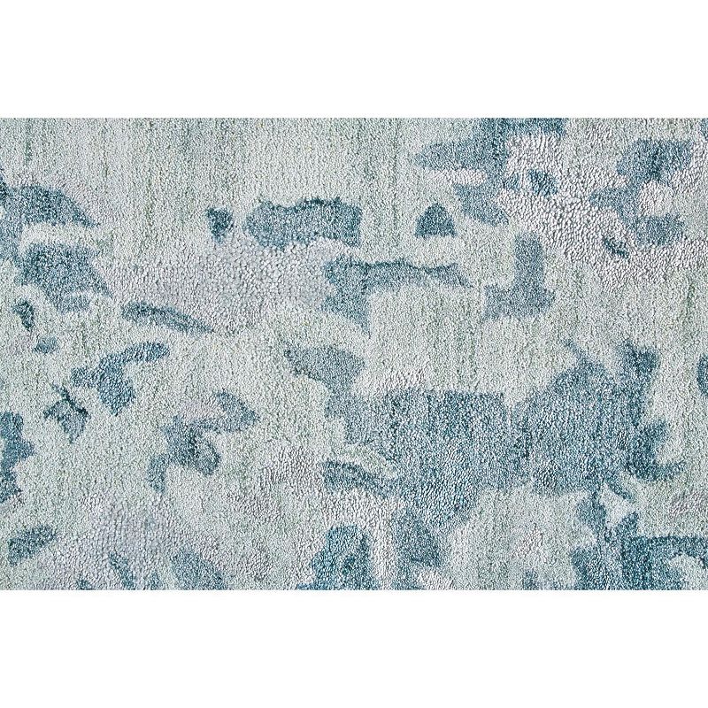 Weave and Wander Orwell Blue Abstract Area Rug