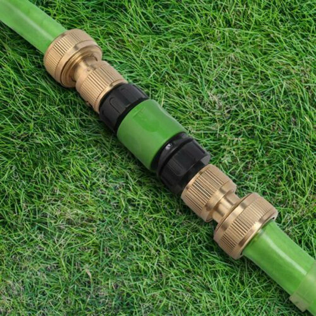 Sufanic 2Pcs Quick Garden Hose Connector 3/4inch Thread Male and Female Hose Connectors，Plastic Water Hose，Fittings Hose end Adapters